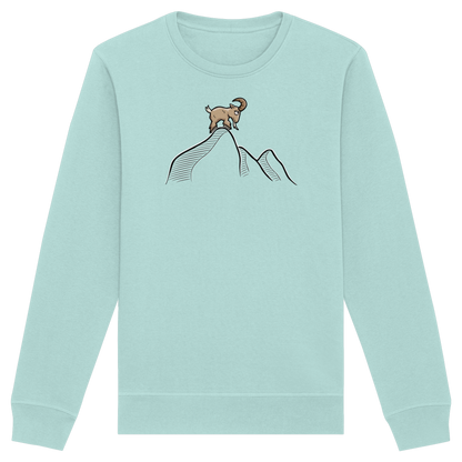 Ziegenbock in den Bergen - Organic Basic Unisex Sweatshirt