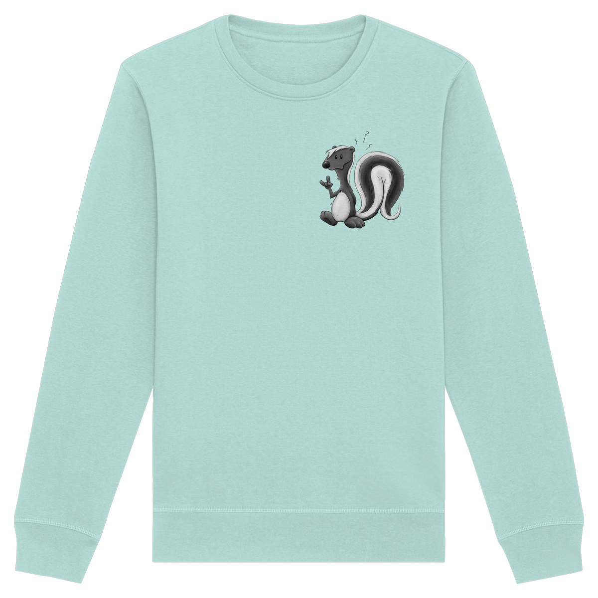 Lustig stinkiges Stinktier - Organic Basic Unisex Sweatshirt