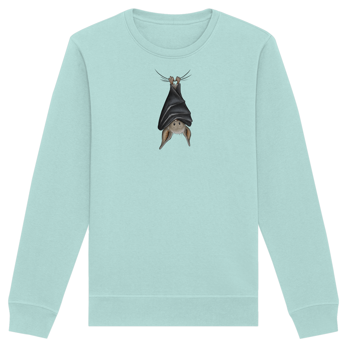 Lustig chillende Fledermaus - Organic Basic Unisex Sweatshirt