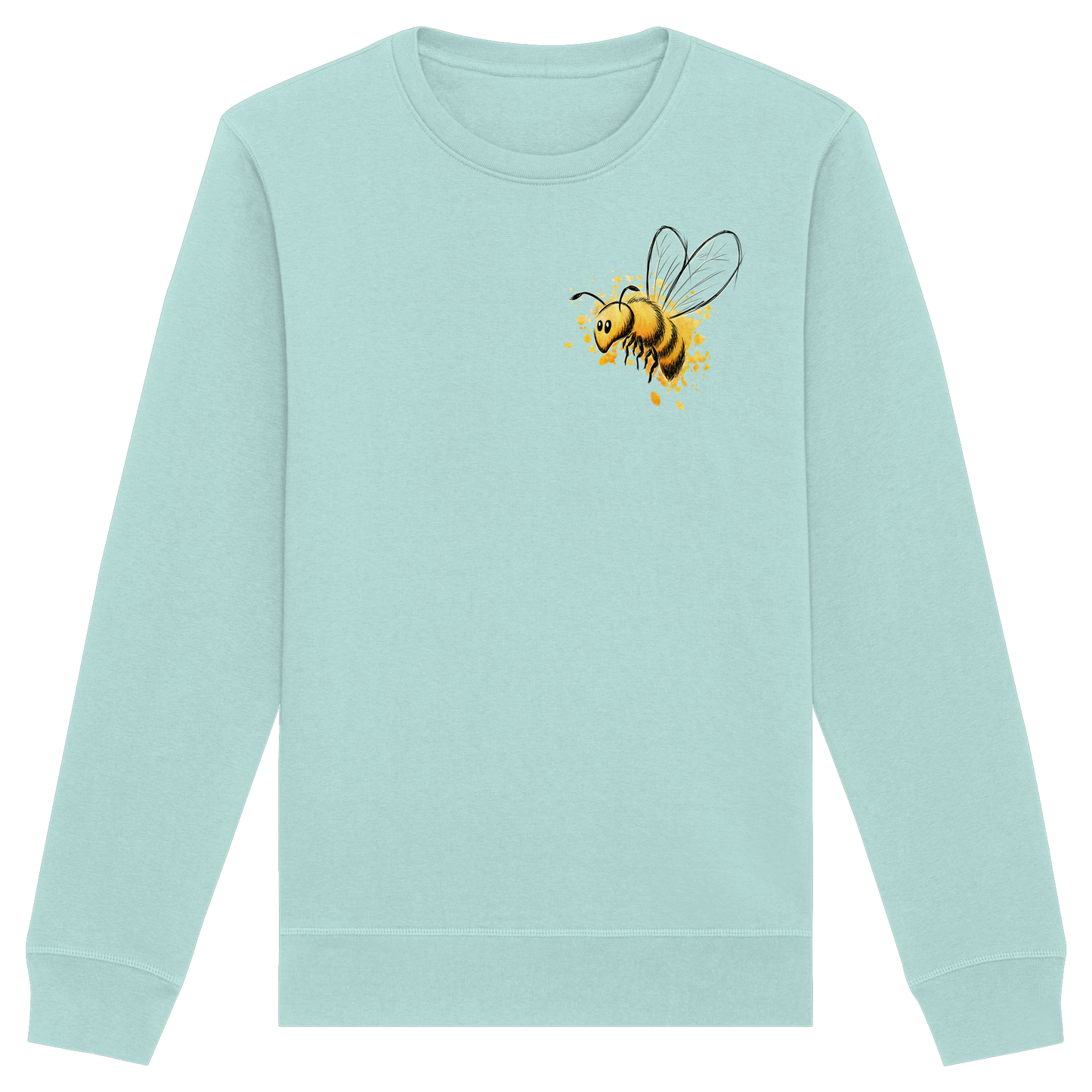Lässige kleine Honig-Biene - Organic Basic Unisex Sweatshirt