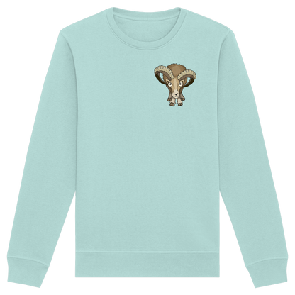 Bockiges Mufflon Widder Schafbock - Organic Basic Unisex Sweatshirt