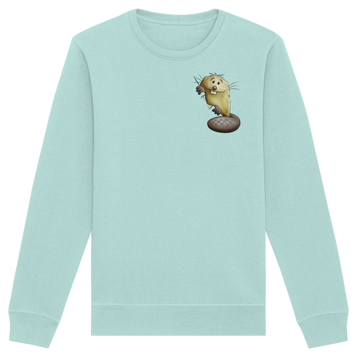 Lustiger frecher Biber - Organic Basic Unisex Sweatshirt