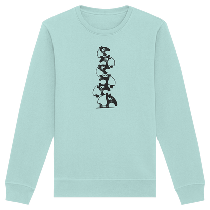 Lustiger Haufen aus Schabracken-Tapiren - Organic Basic Unisex Sweatshirt