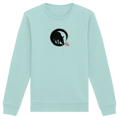 Zen Tapir im japanischen Enso Kreis - Organic Basic Unisex Sweatshirt
