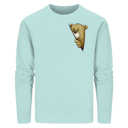 Funky Bär Illustration - Organic Basic Unisex Sweatshirt