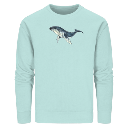 Tiefsee Ozean-Riese Buckelwal - Organic Basic Unisex Sweatshirt
