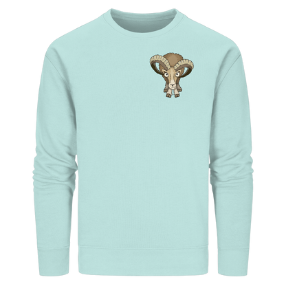 Bockiges Mufflon Widder Schafbock - Organic Basic Unisex Sweatshirt
