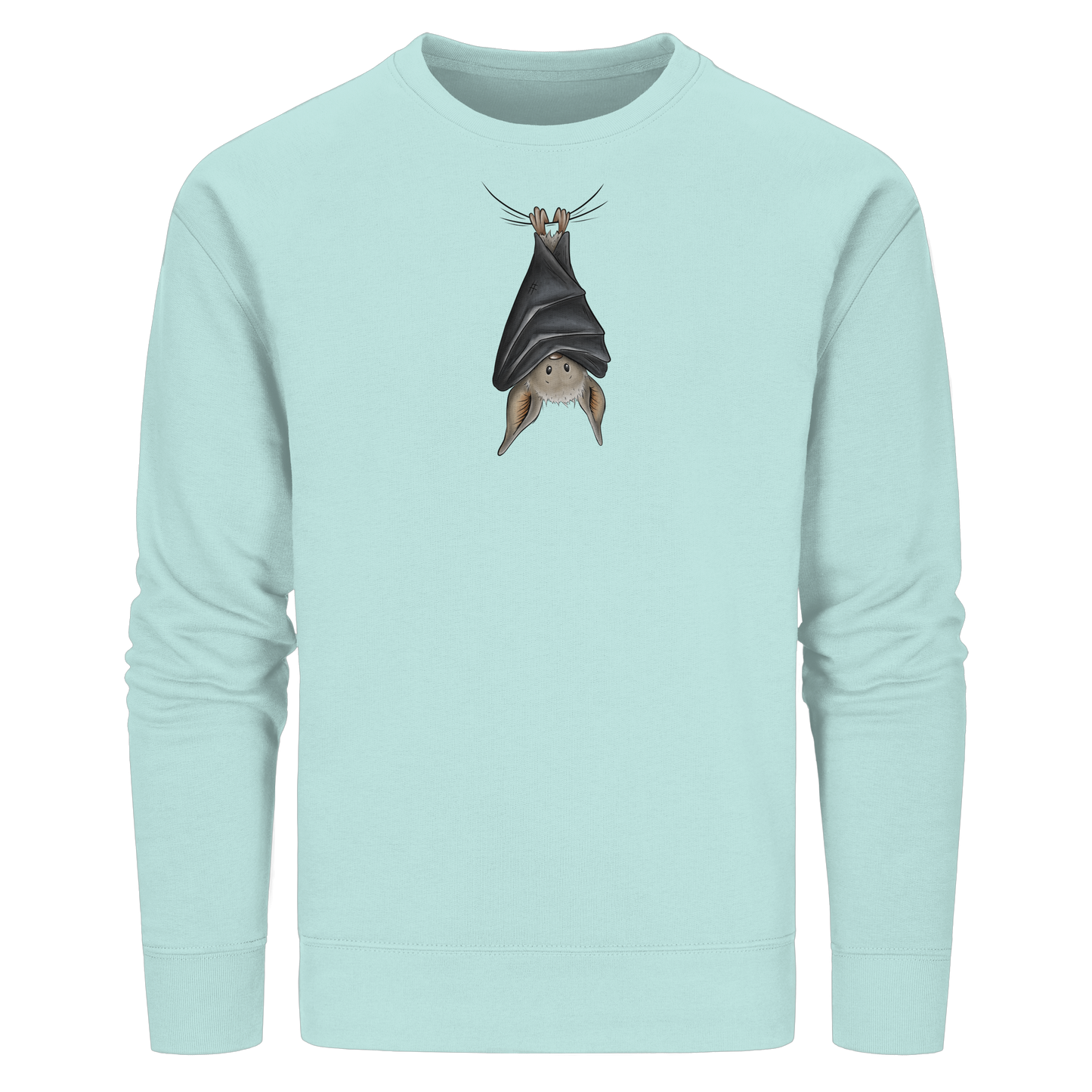 Lustig chillende Fledermaus - Organic Basic Unisex Sweatshirt