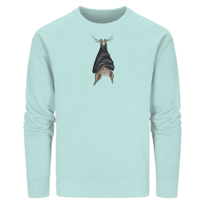 Lustig chillende Fledermaus - Organic Basic Unisex Sweatshirt