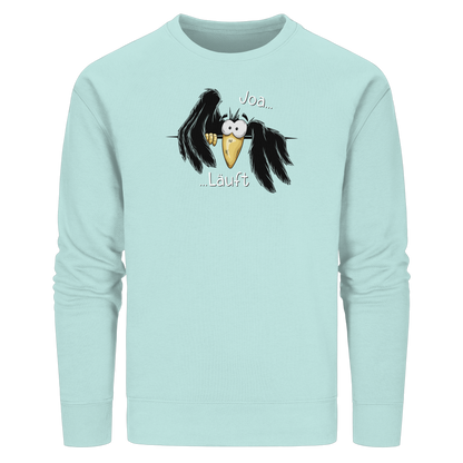 Joa Läuft Krähe gechillter Rabe - Organic Basic Unisex Sweatshirt