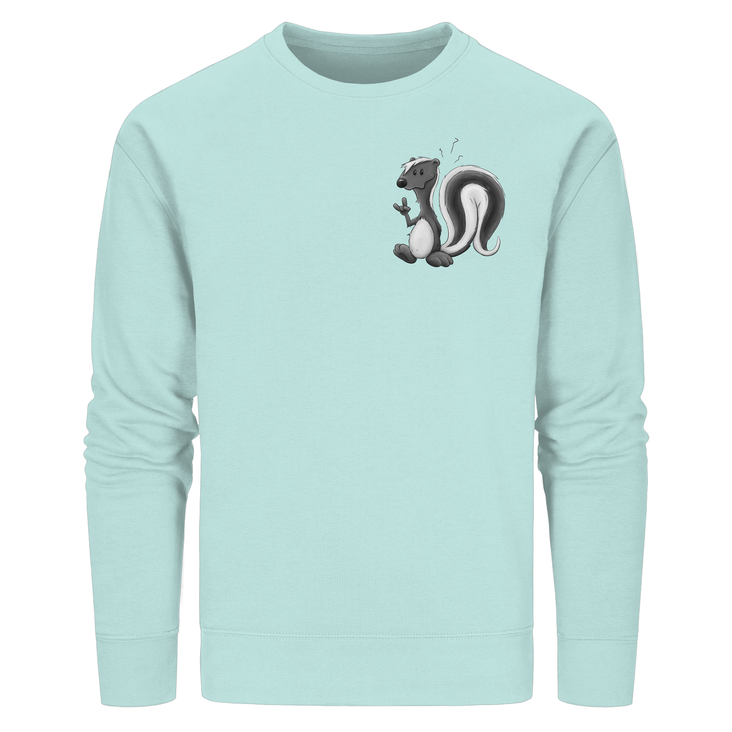 Lustig stinkiges Stinktier - Organic Basic Unisex Sweatshirt