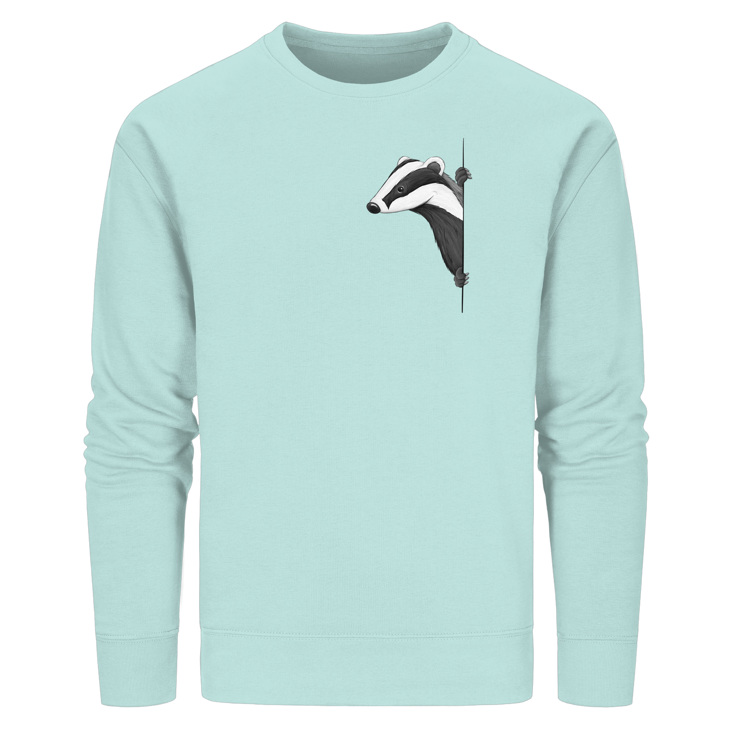 Lässiger Dachs Meister Grimbart - Organic Basic Unisex Sweatshirt