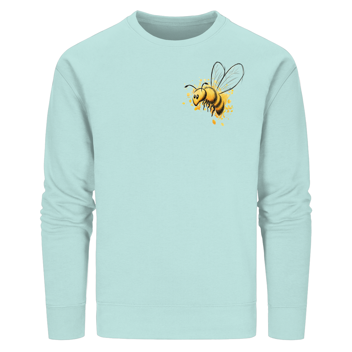 Lässige kleine Honig-Biene - Organic Basic Unisex Sweatshirt