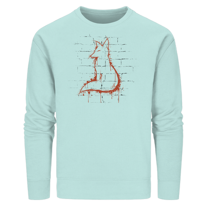 Street Art Fuchs Silhouette - Organic Basic Unisex Sweatshirt