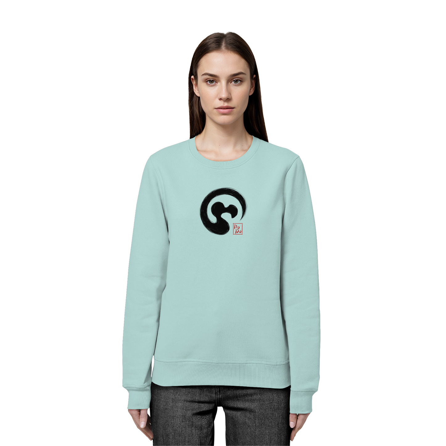 Zen Dodo im japanischen Enso Kreis - Organic Basic Unisex Sweatshirt
