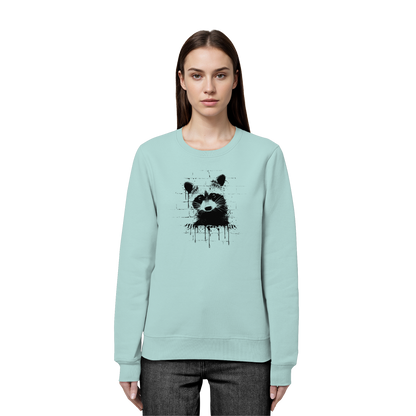 Funky Street Art Waschbär - Organic Basic Unisex Sweatshirt
