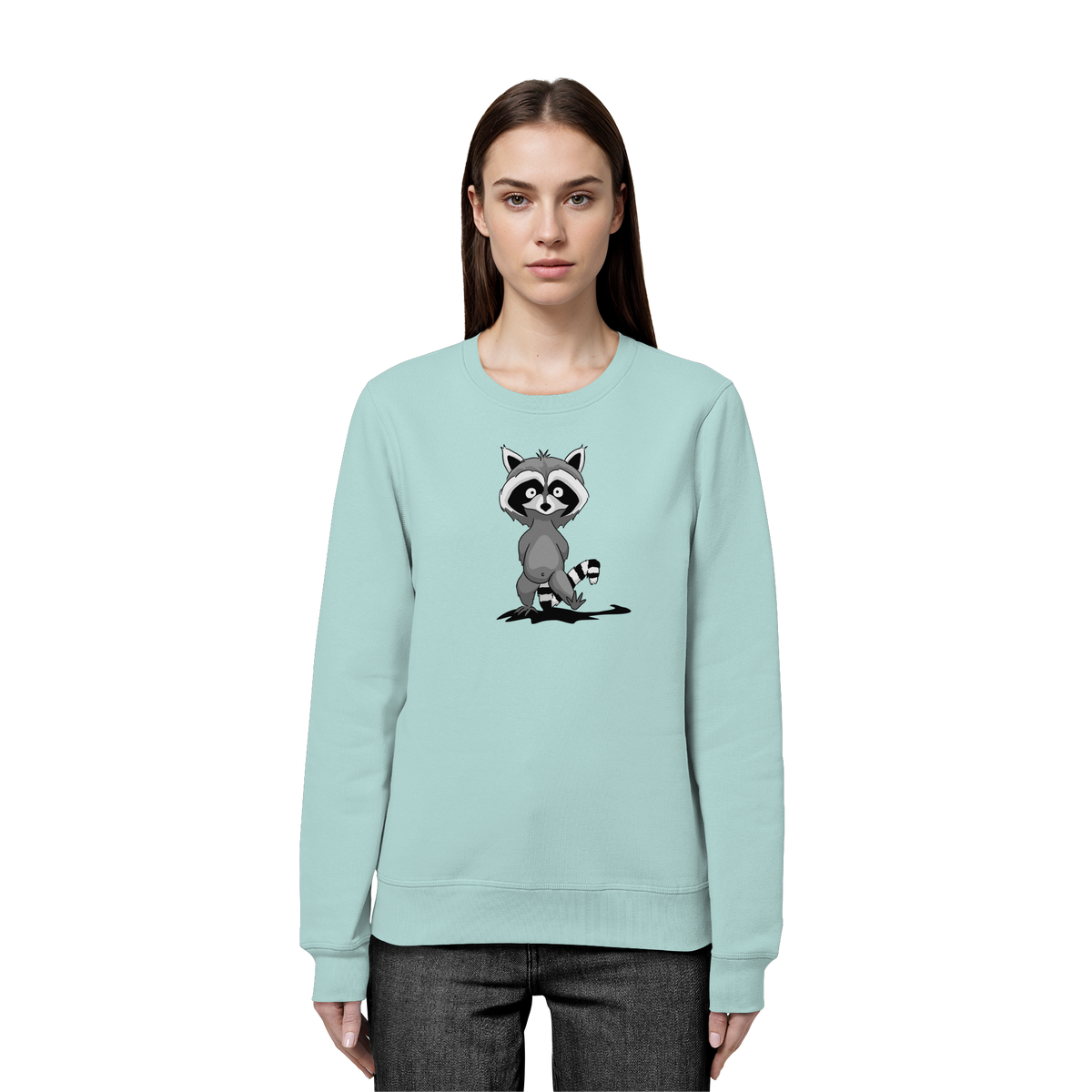 Frecher kleiner Waschbär - Organic Basic Unisex Sweatshirt