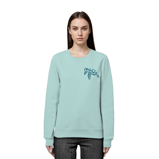 Lässig lustige Wasserschildkröte - Organic Basic Unisex Sweatshirt