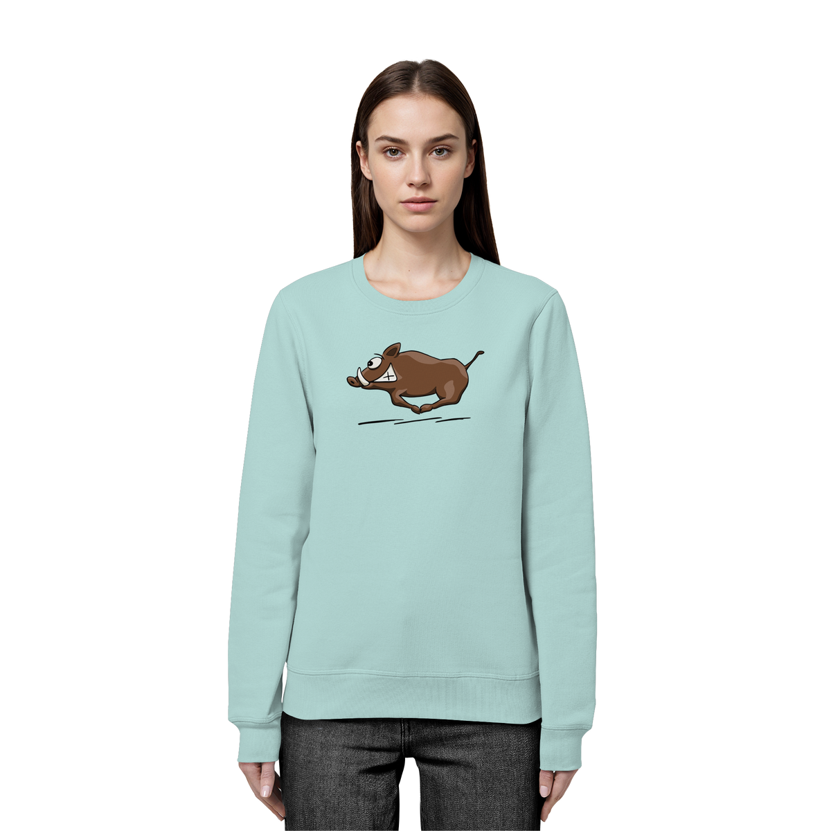 sauwildes Wildschwein | Wildsau  - Organic Basic Unisex Sweatshirt