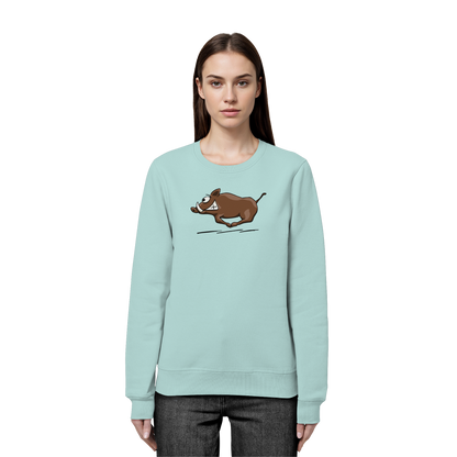 sauwildes Wildschwein | Wildsau  - Organic Basic Unisex Sweatshirt