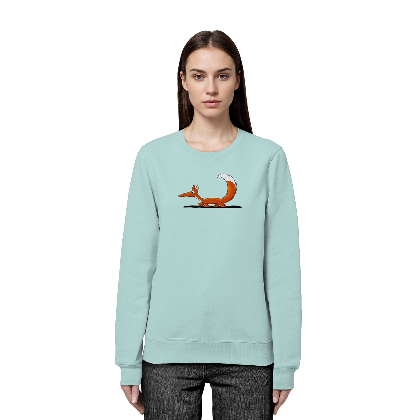 Lässiger cooler Fuchs | Mr. Fox, der Schleicher - Organic Basic Unisex Sweatshirt