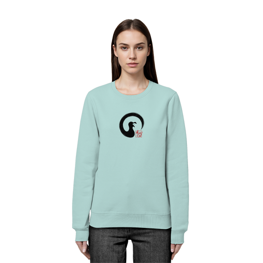 Moin kreischende japanische Enso Möwe - Organic Basic Unisex Sweatshirt