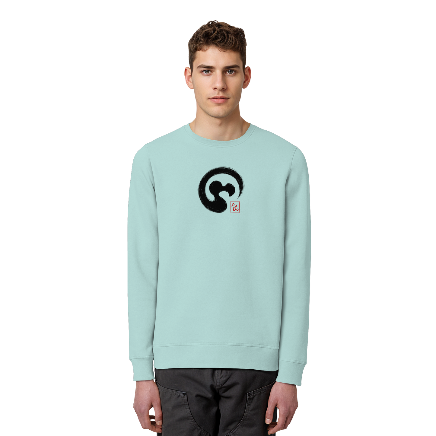 Zen Dodo im japanischen Enso Kreis - Organic Basic Unisex Sweatshirt