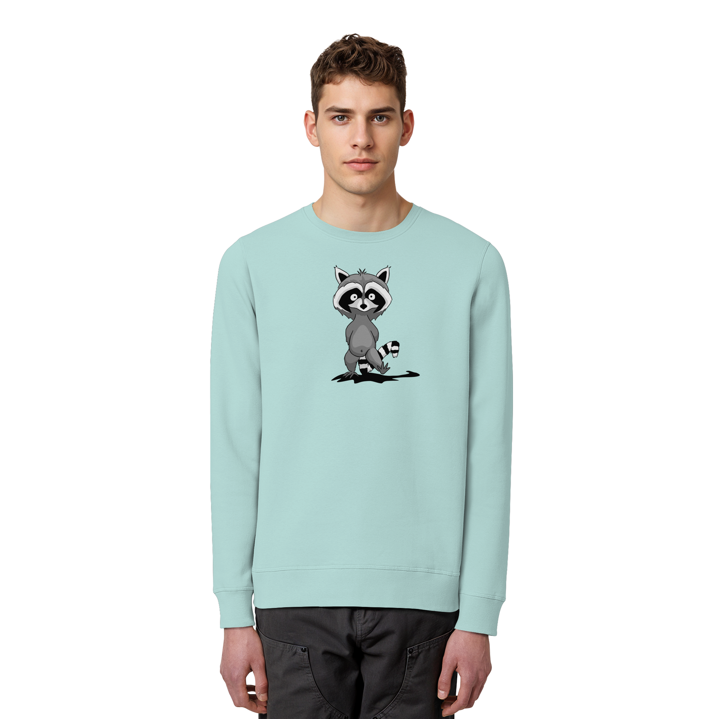 Frecher kleiner Waschbär - Organic Basic Unisex Sweatshirt