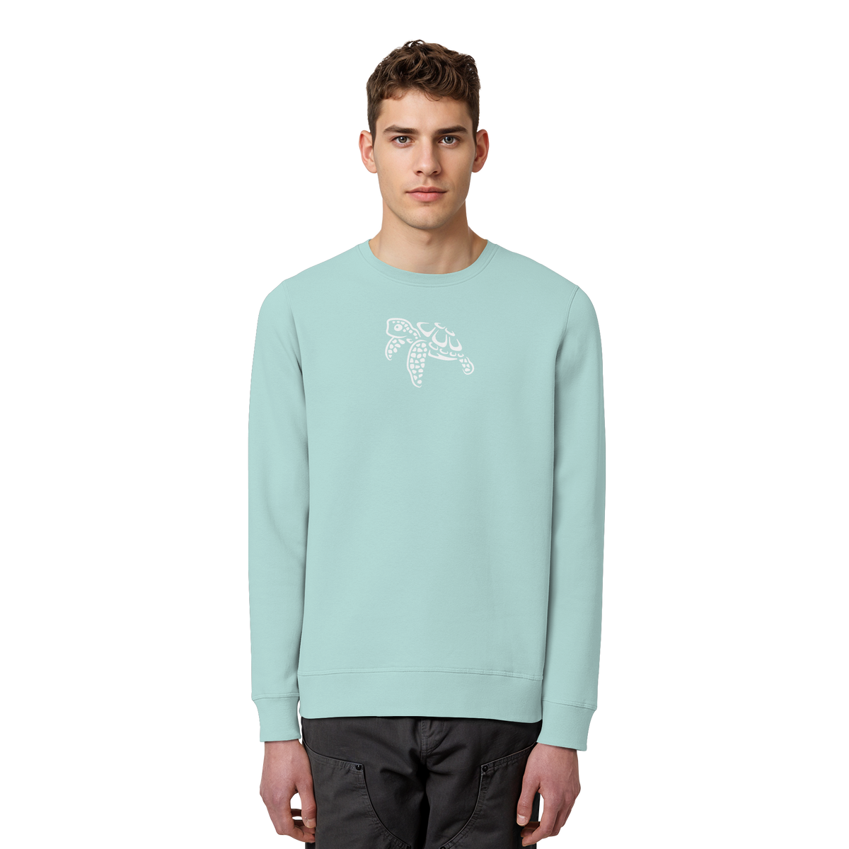 schwimmende Meeres-Schildkröte - Organic Basic Unisex Sweatshirt