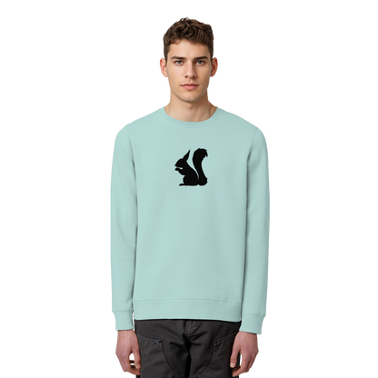 Eichhörnchen Silhouette - Organic Basic Unisex Sweatshirt
