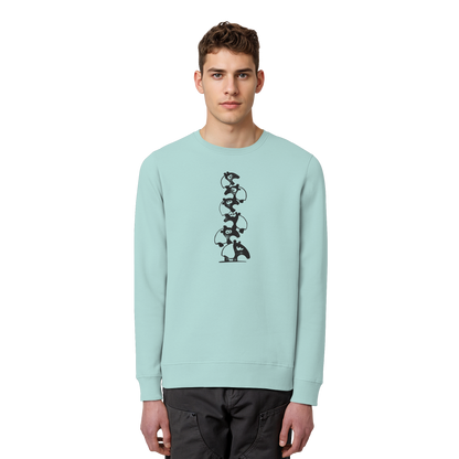 Lustiger Haufen aus Schabracken-Tapiren - Organic Basic Unisex Sweatshirt