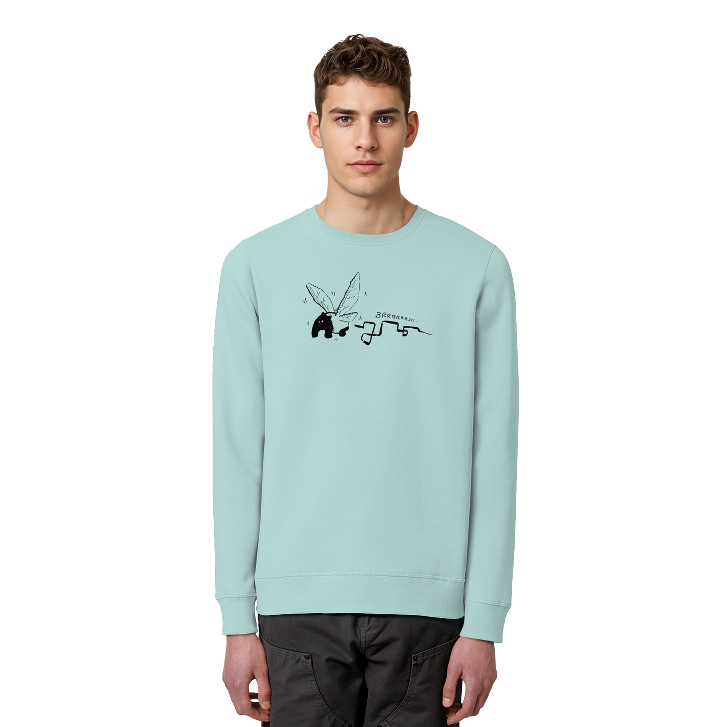 zauberhaft flatternde Tapir Fee - Organic Basic Unisex Sweatshirt