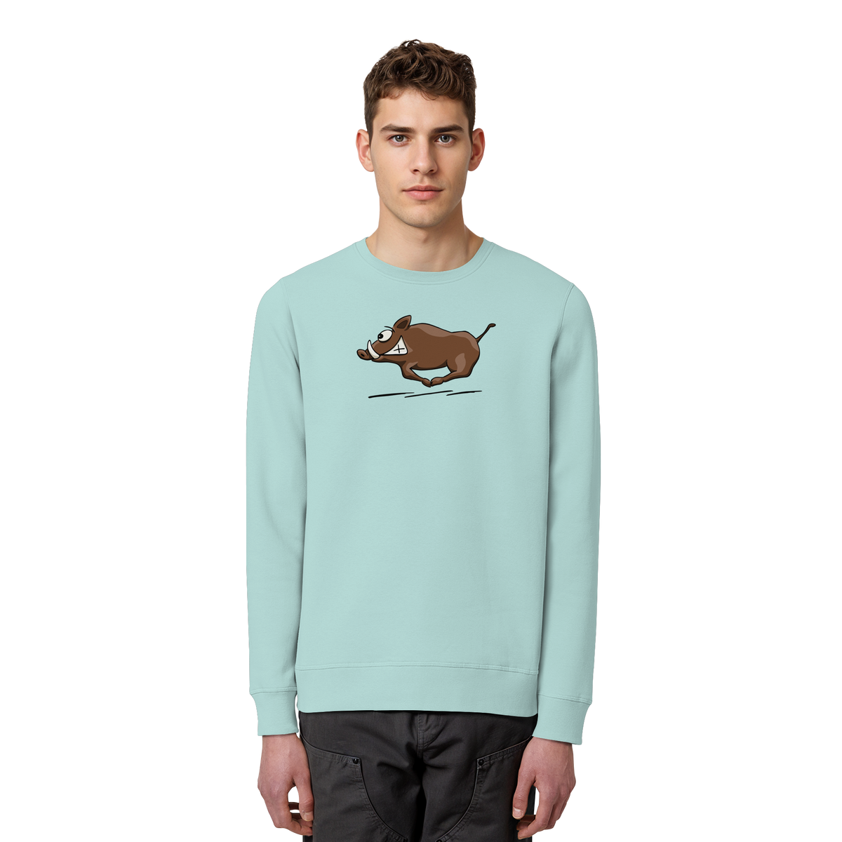 sauwildes Wildschwein | Wildsau  - Organic Basic Unisex Sweatshirt