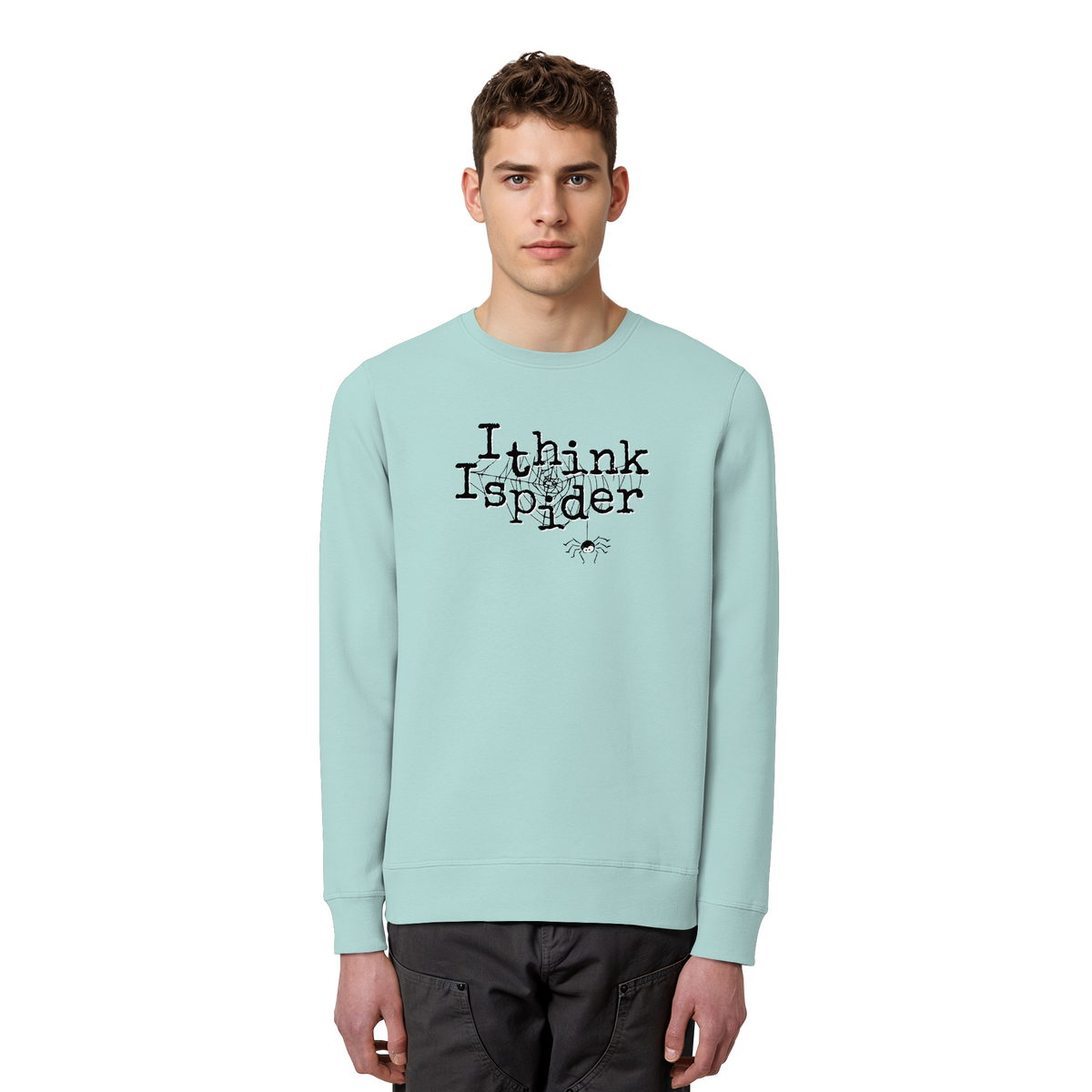 I think I spider - Spinne - Organic Basic Unisex Sweatshirt
