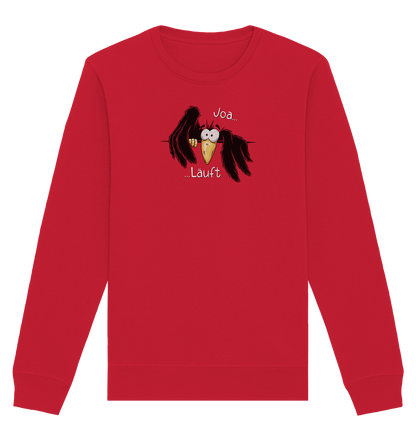 Joa Läuft Krähe gechillter Rabe - Organic Basic Unisex Sweatshirt
