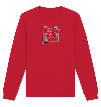 Rat’s The Way Kaffeehaus Ratten - Organic Basic Unisex Sweatshirt