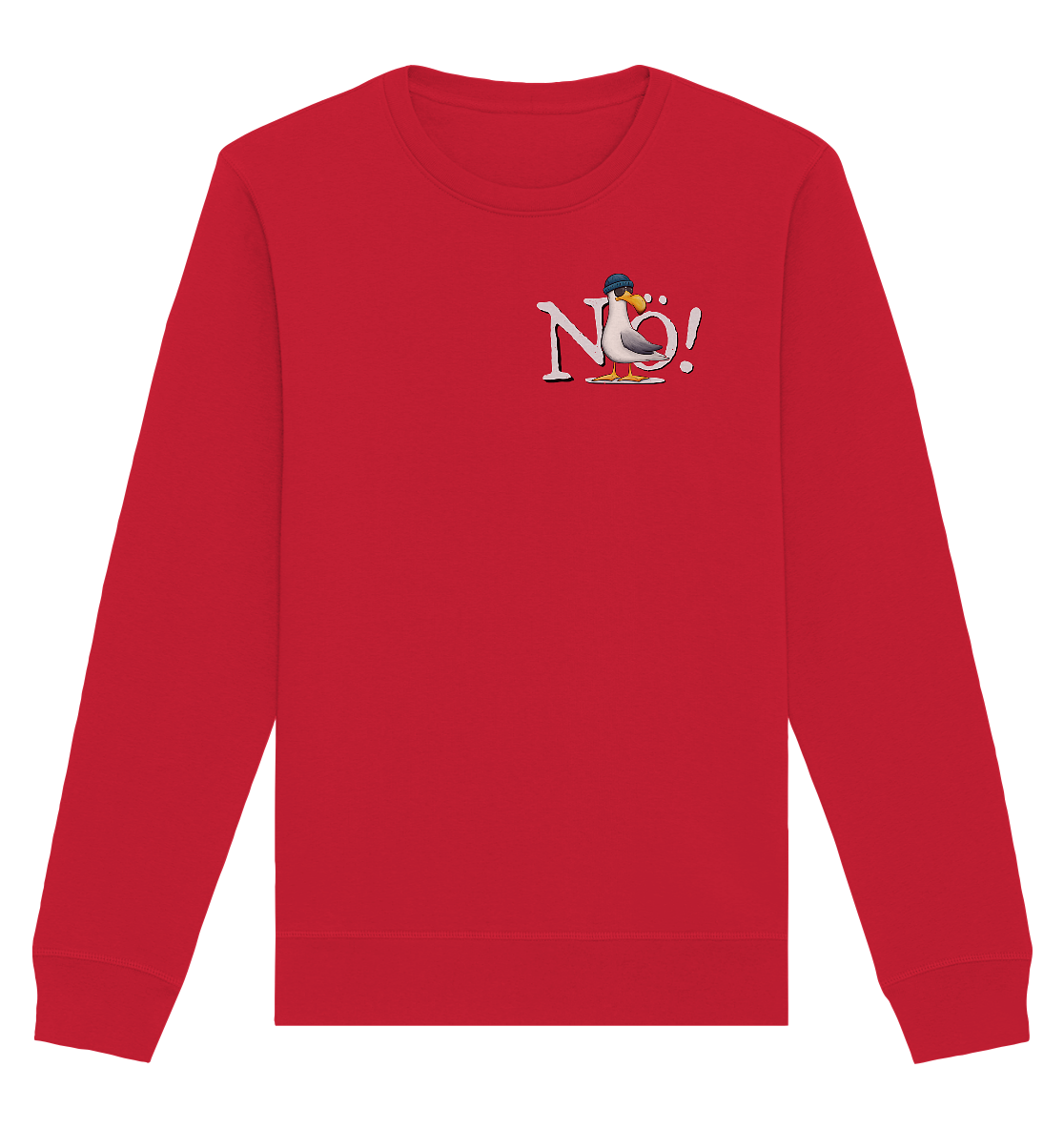 Nö Kein Bock Möwe - Organic Basic Unisex Sweatshirt