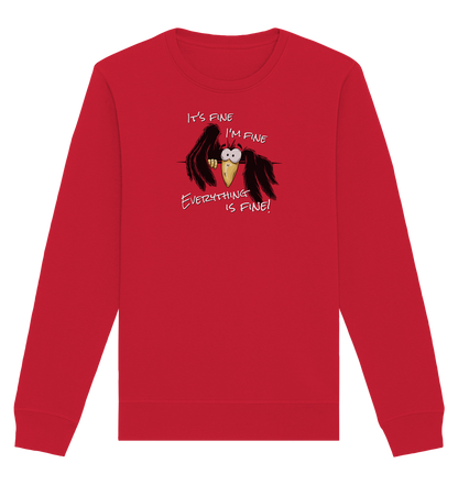 I’m Fine Rabe | Alles Gut Krähe - Organic Basic Unisex Sweatshirt