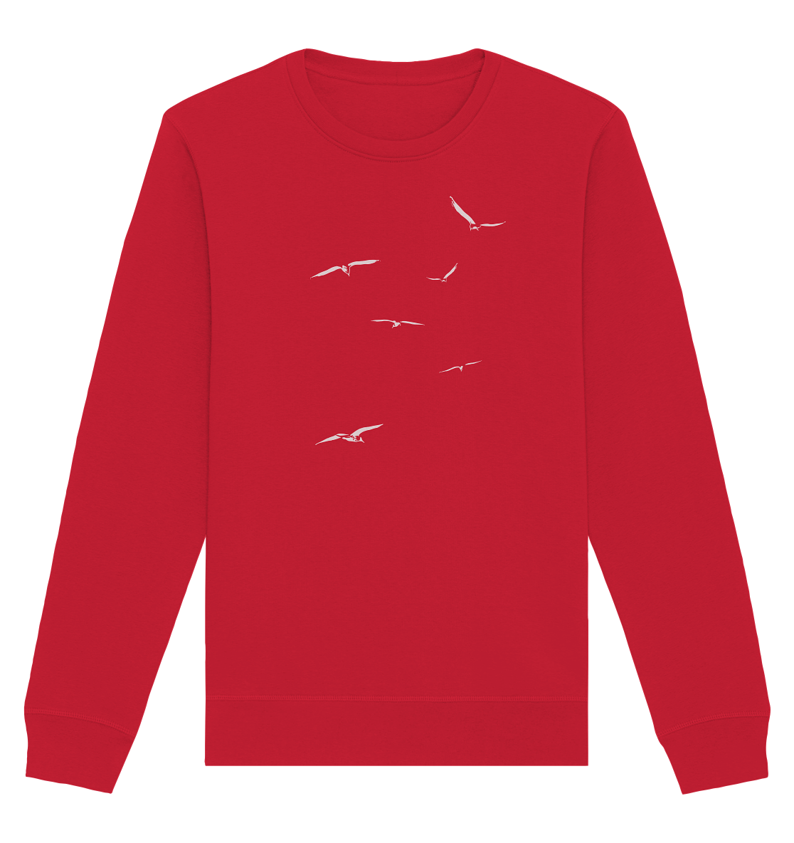 Vogelschwarm – Traum vom Fliegen - Organic Basic Unisex Sweatshirt