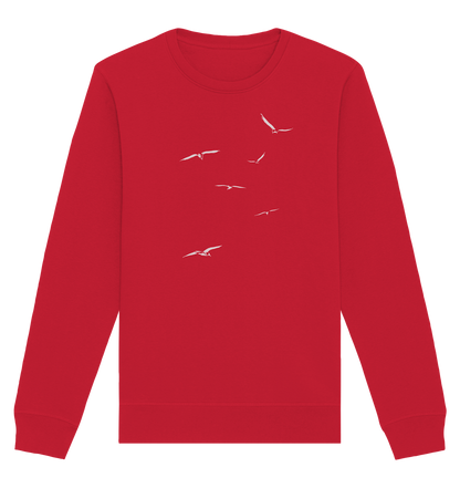 Vogelschwarm – Traum vom Fliegen - Organic Basic Unisex Sweatshirt