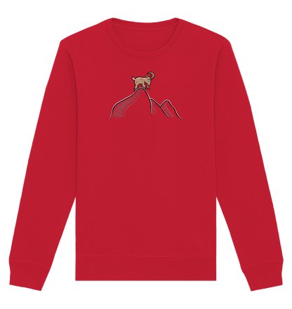 Ziegenbock in den Bergen - Organic Basic Unisex Sweatshirt