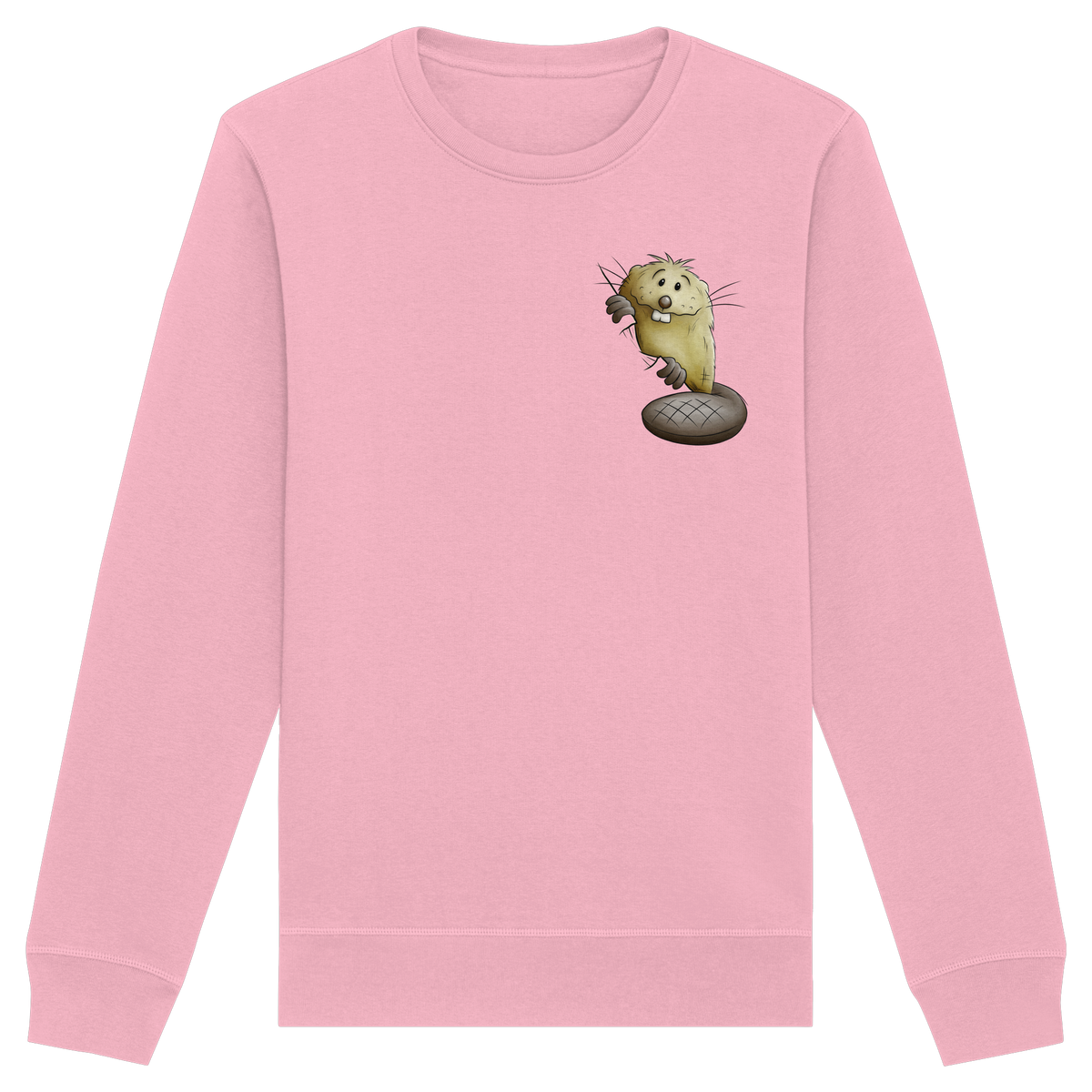Lustiger frecher Biber - Organic Basic Unisex Sweatshirt