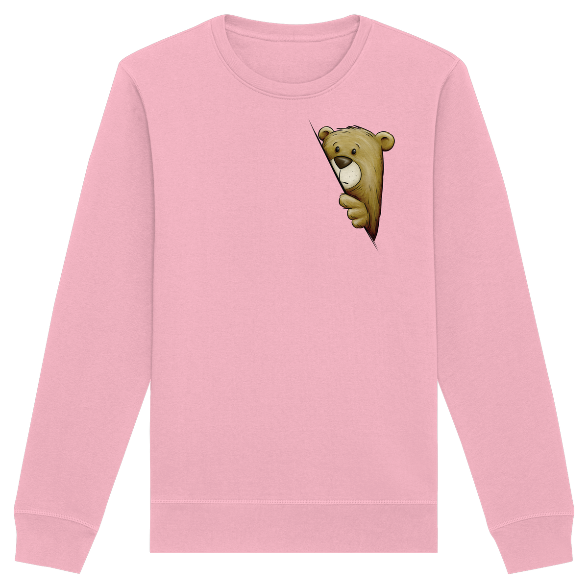Funky Bär Illustration - Organic Basic Unisex Sweatshirt