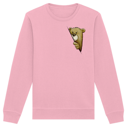 Funky Bär Illustration - Organic Basic Unisex Sweatshirt