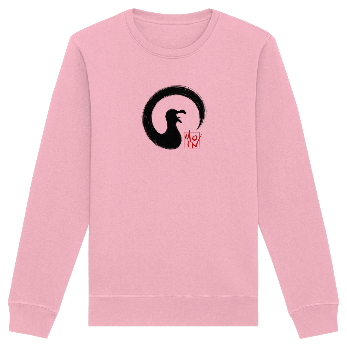 Moin kreischende japanische Enso Möwe - Organic Basic Unisex Sweatshirt