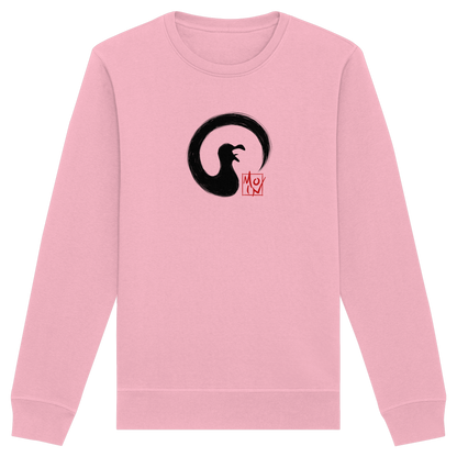 Moin kreischende japanische Enso Möwe - Organic Basic Unisex Sweatshirt