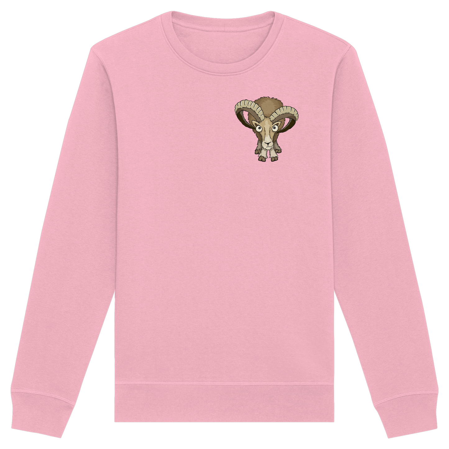 Bockiges Mufflon Widder Schafbock - Organic Basic Unisex Sweatshirt