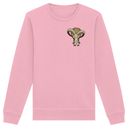 Bockiges Mufflon Widder Schafbock - Organic Basic Unisex Sweatshirt