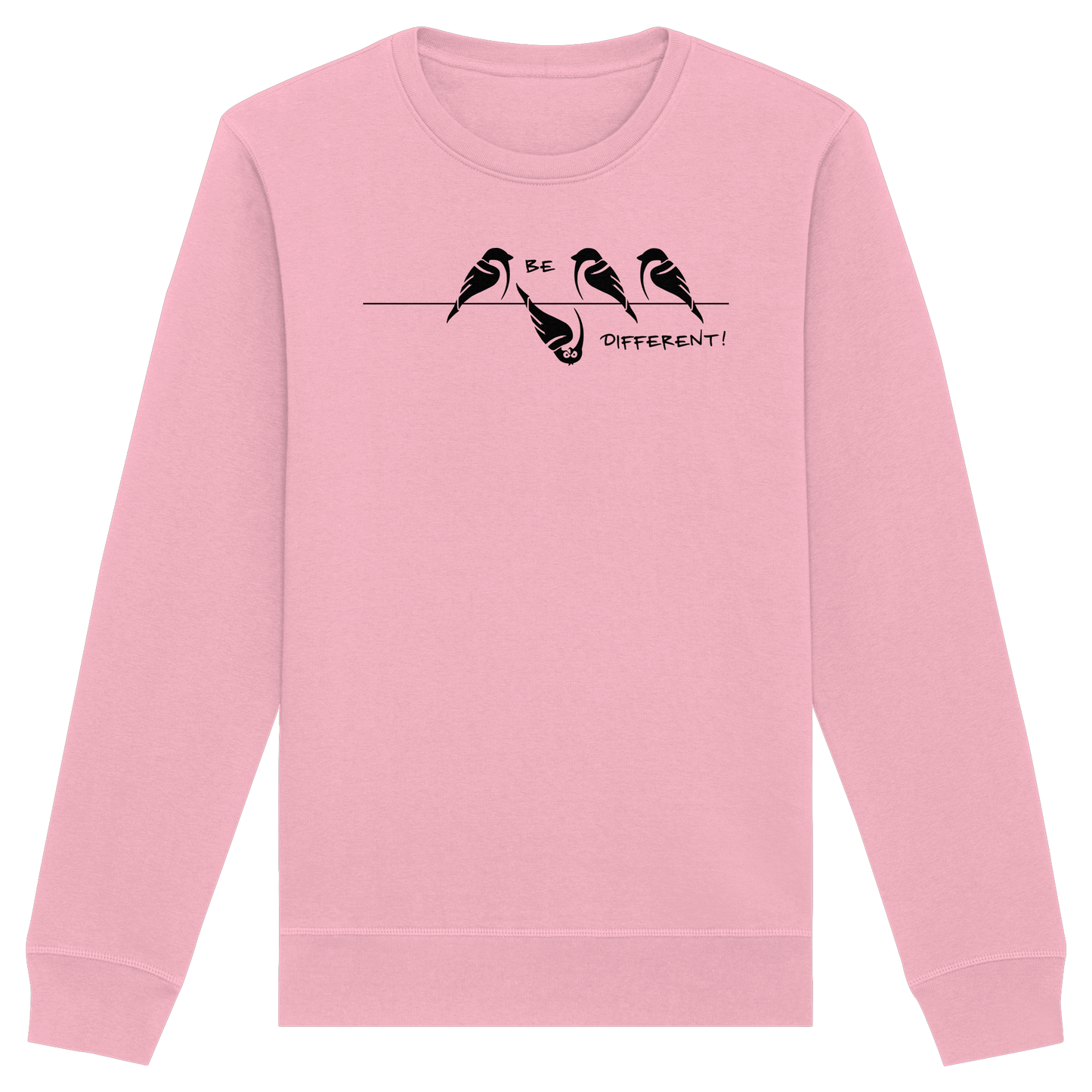 Sei anders, kleiner Spatz - Organic Basic Unisex Sweatshirt