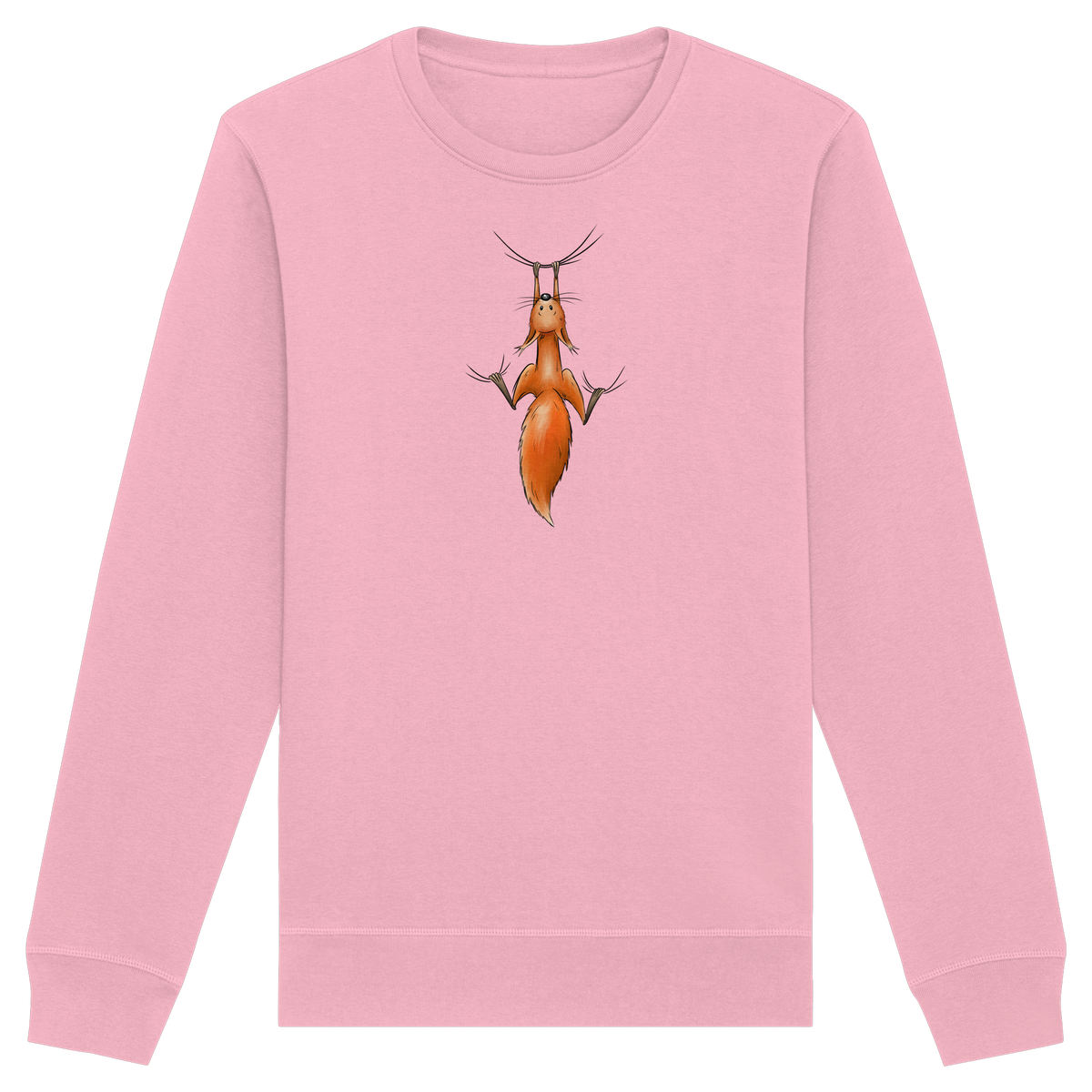Rotes Eichhörnchen hängt ab - Organic Basic Unisex Sweatshirt